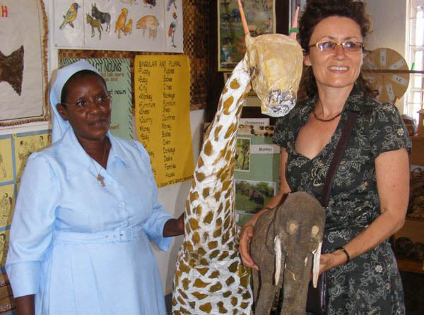 Diary of a Muzungu, nun and giraffe