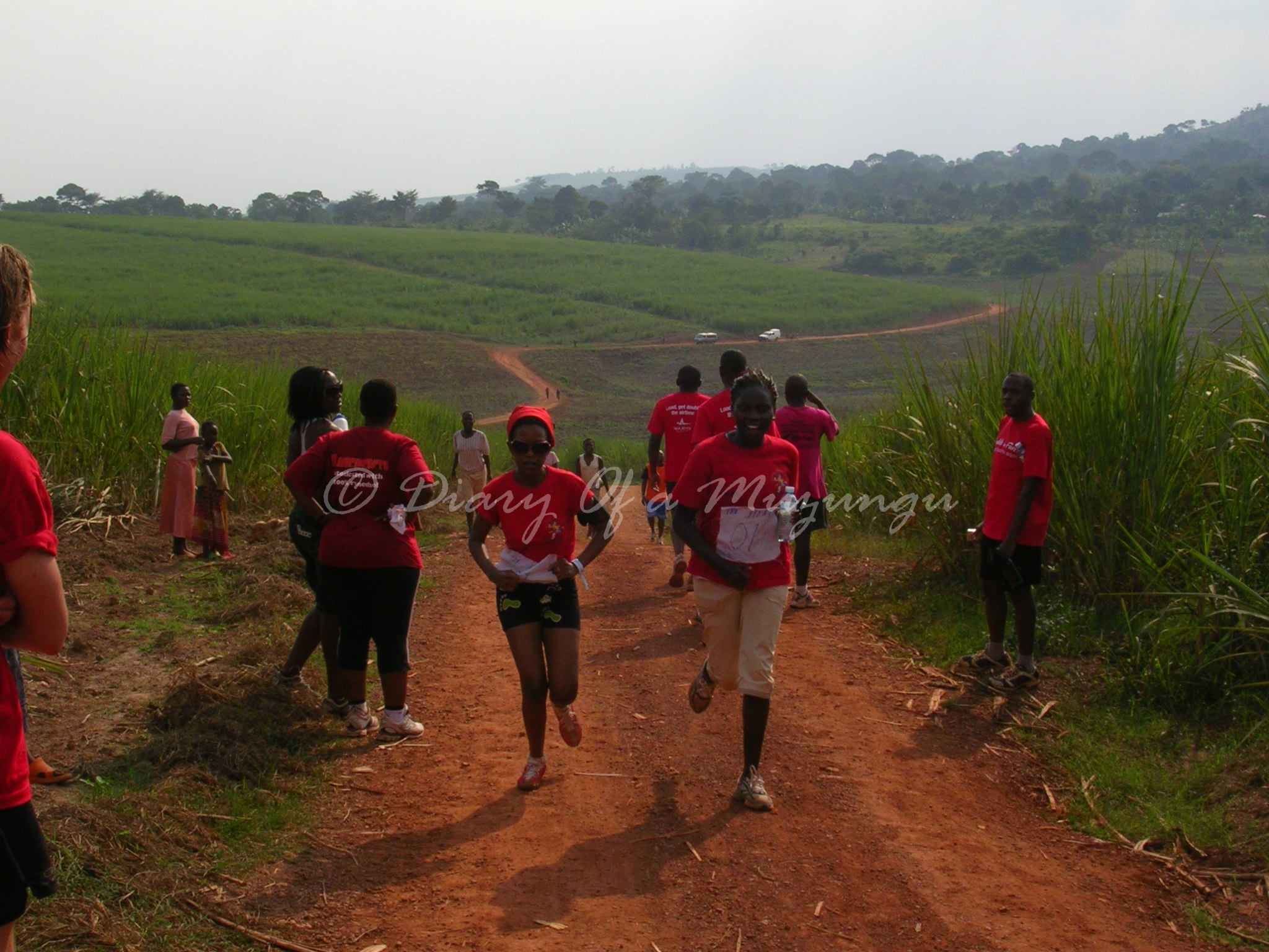 Running the 84km Kampala to Jinja relay