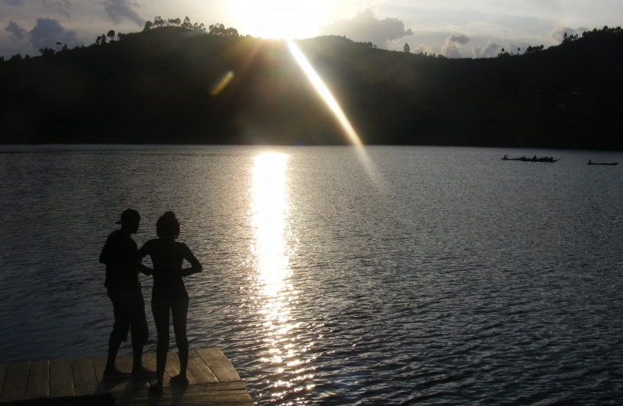 sunset Lake Bunyonyi Uganda