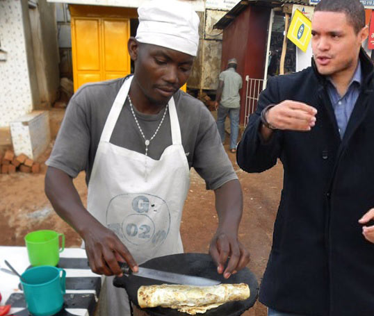 Trevor Noah orders rolex Wandegeya meme