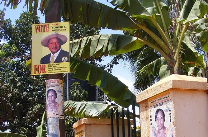 Election posters Kampala