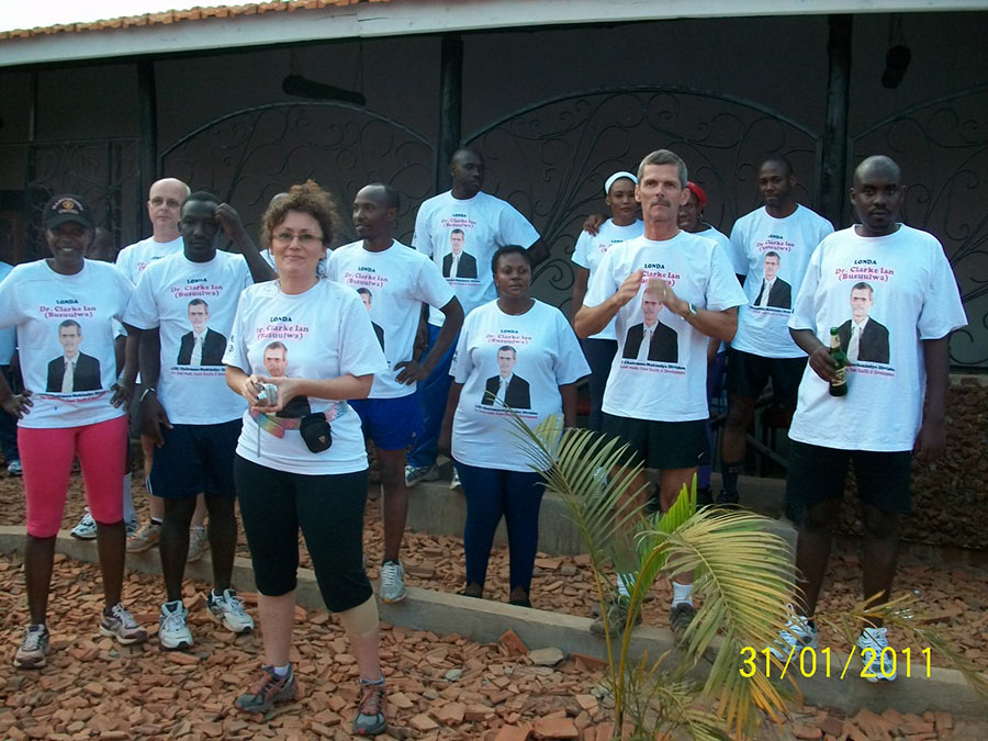 Kampala Hash House Harriers run