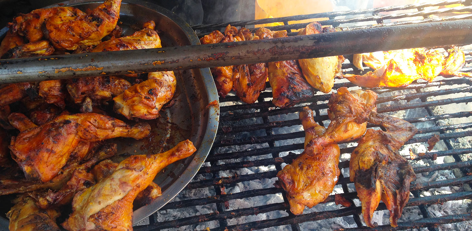 grilled chicken. Kenyan foods
