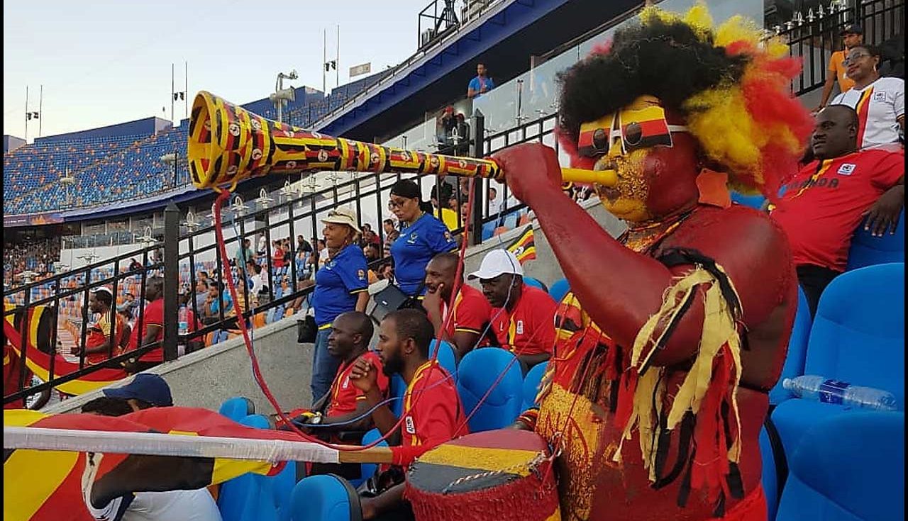 Uganda Cranes fans AFCON2019