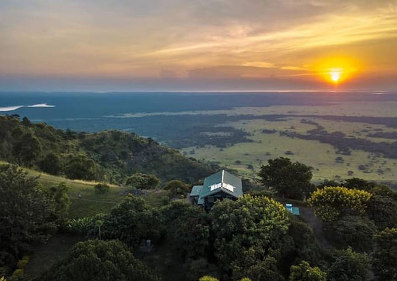 Sunset from The Observatory, Queen Elizabeth National Park Uganda