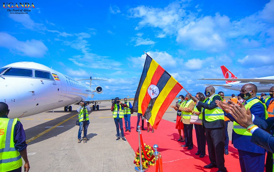 Entebbe Airport Uganda reopened October 1st 2020. PHOTO UTB