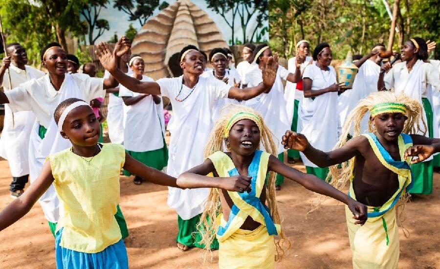 Red Rocks Rwanda Festival 2022 Intore kids dancing