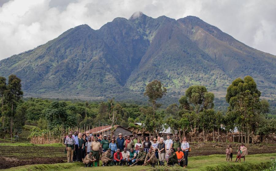 Volcanoes Safaris Retreat. Mt Sabinyo. Mgahinga Uganda 2022. PHOTO Black Bean Productions