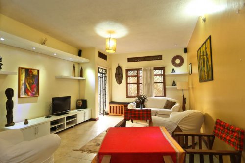 Apartment 2. living room. Soho Green Apartments. Gayaza, Kampala 