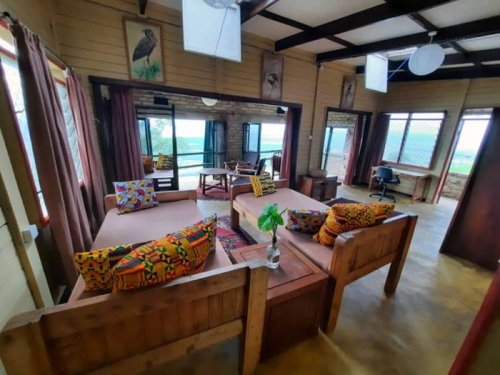 Cloud 9. Observatory, living area. Queen Elizabeth, Uganda