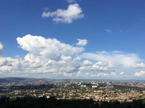 Kigali city view from Marriott Hotel. Rwanda