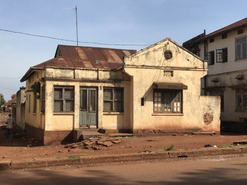 Old Kampala building. Cross-Cultural Foundation of Uganda CCFU
