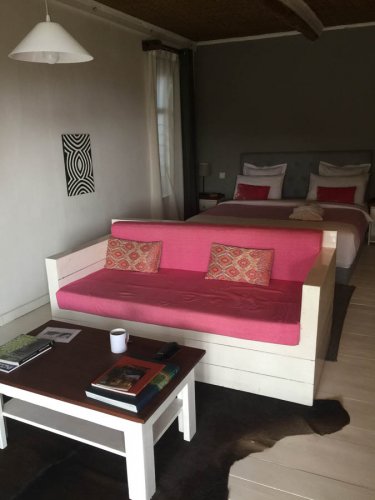 Pili Pili Boutique Hotel bedroom. Kigali