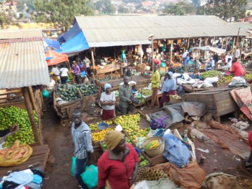 View of market from Rift Valley Railways Kampala train. PHOTO Diary of a Muzungu