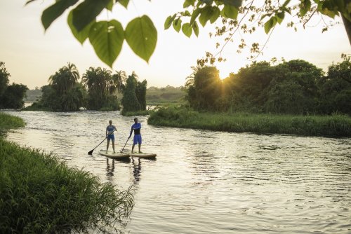 SUP Stand Up Paddling sunset tour - Kayak the Nile. Jinja