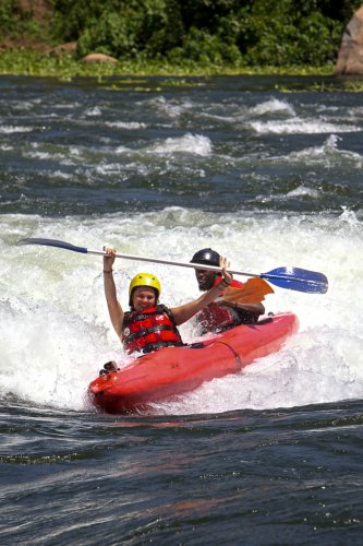 Tandem kayaking_Kayak the Nile, Uganda