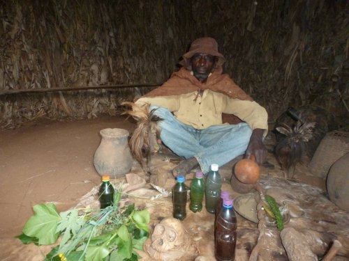 Traditional healer, Bigodi. PHOTO Tinka John KAFRED Uganda