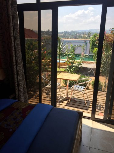Umusambi Guesthouse Hotel Kigali. View from room