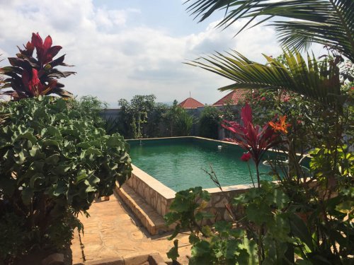 Umusambi Guesthouse Hotel pool. Kigali Rwanda
