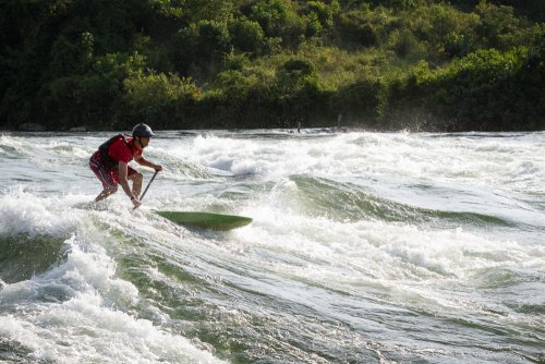 White water SUP_NileSUP. Kayak the Nile Uganda