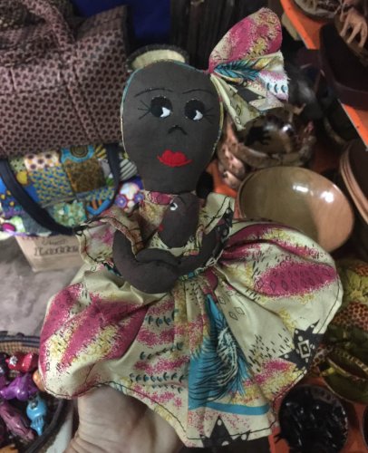 doll. Rwandan crafts shops. Caplaki Cooperative Kigali