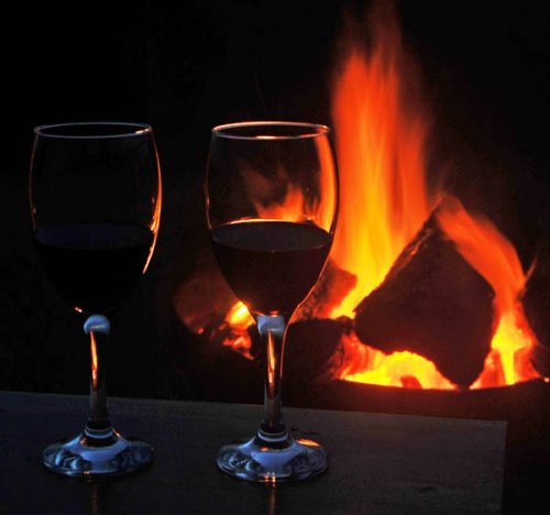 evening campfire. Isunga Lodge Kibale Forest Uganda